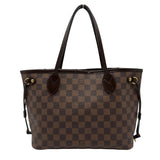 ルイ・ヴィトン LOUIS VUITTON ネヴァーフルPM N51109 ブラウン ダミエ/レザー レディース トートバッグ