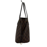 ルイ・ヴィトン LOUIS VUITTON ネヴァーフルPM N51109 ブラウン ダミエ/レザー レディース トートバッグ