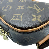 ルイ・ヴィトン LOUIS VUITTON ポシェット・ガンジュ M51870 ブラウン モノグラム/レザー レディース ボディバッグ