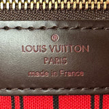 ルイ・ヴィトン LOUIS VUITTON ネヴァーフルMM N41358 ブラウン ダミエ/レザー レディース トートバッグ