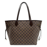 ルイ・ヴィトン LOUIS VUITTON ネヴァーフルMM N41358 ブラウン ダミエ/レザー レディース トートバッグ