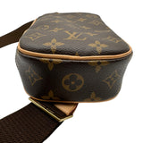 ルイ・ヴィトン LOUIS VUITTON ポシェット・ガンジュ M51870 ブラウン モノグラム/レザー レディース ボディバッグ