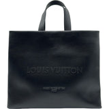 ルイ・ヴィトン LOUIS VUITTON ショッパートートMM M13979 ブラック レザー ユニセックス