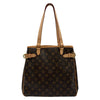 ルイ・ヴィトン LOUIS VUITTON バティニョール・ヴェルティカル M51153 ブラウン モノグラム/レザー レディース トートバッグ