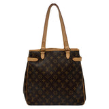 ルイ・ヴィトン LOUIS VUITTON バティニョール・ヴェルティカル M51153 ブラウン モノグラム/レザー レディース トートバッグ