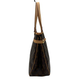 ルイ・ヴィトン LOUIS VUITTON バティニョール・ヴェルティカル M51153 ブラウン モノグラム/レザー レディース トートバッグ