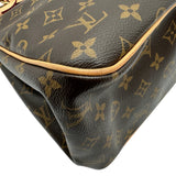 ルイ・ヴィトン LOUIS VUITTON バティニョール・ヴェルティカル M51153 ブラウン モノグラム/レザー レディース トートバッグ