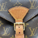 ルイ・ヴィトン LOUIS VUITTON モンスリMM M51136 ブラウン モノグラム/レザー レディース リュック・デイパック