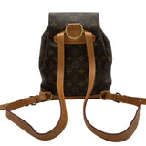 ルイ・ヴィトン LOUIS VUITTON モンスリMM M51136 ブラウン モノグラム/レザー レディース リュック・デイパック