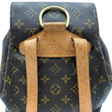 ルイ・ヴィトン LOUIS VUITTON モンスリMM M51136 ブラウン モノグラム/レザー レディース リュック・デイパック