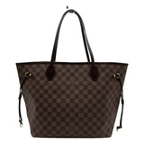 ルイ・ヴィトン LOUIS VUITTON ネヴァーフルMM N51105 ブラウン ダミエ/レザー レディース トートバッグ