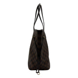 ルイ・ヴィトン LOUIS VUITTON ネヴァーフルMM N51105 ブラウン ダミエ/レザー レディース トートバッグ