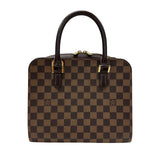 ルイ・ヴィトン LOUIS VUITTON トリアナ N51155 ブラウン ダミエ/レザー レディース ハンドバッグ