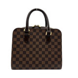 ルイ・ヴィトン LOUIS VUITTON トリアナ N51155 ブラウン ダミエ/レザー レディース ハンドバッグ