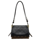 ルイ・ヴィトン LOUIS VUITTON ポシェット・LV3 M45412 ブラウン/ブラック モノグラムリバース/レザー レディース ショルダーバッグ