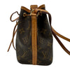 ルイ・ヴィトン LOUIS VUITTON ナノ・ノエ M41346 ブラウン モノグラム/レザー レディース ショルダーバッグ