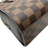 ルイ・ヴィトン LOUIS VUITTON トリアナ N51155 ブラウン ダミエ/レザー レディース ハンドバッグ