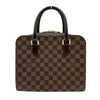ルイ・ヴィトン LOUIS VUITTON トリアナ N51155 ブラウン ダミエ/レザー レディース ハンドバッグ