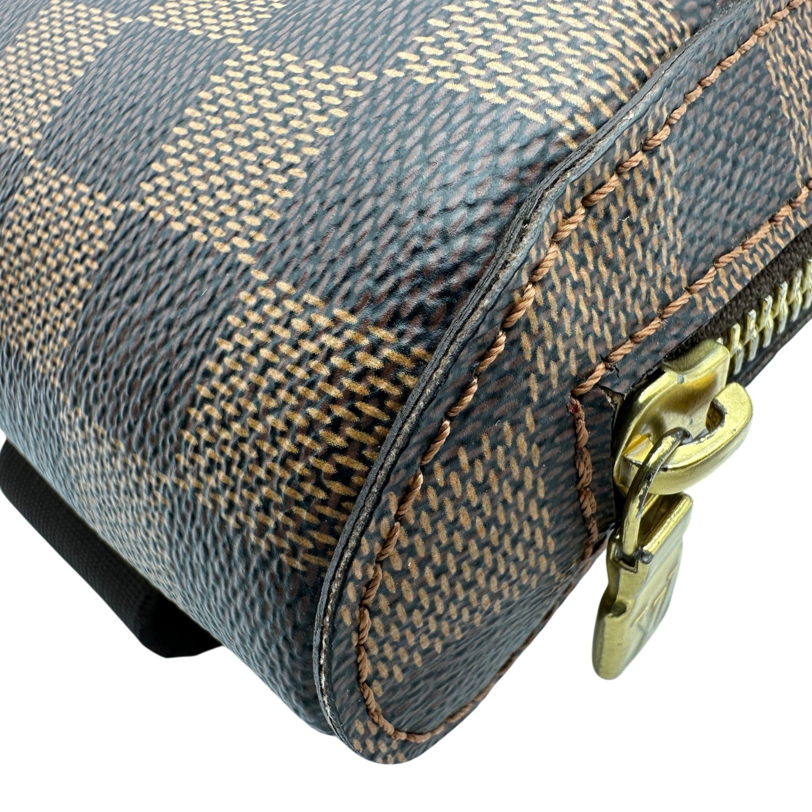 ルイ・ヴィトン LOUIS VUITTON ジェロニモス N51994 ブラウン ダミエ