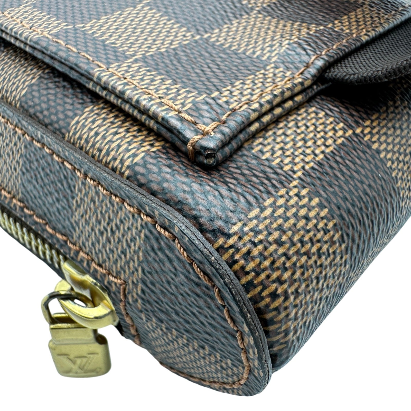 ルイ・ヴィトン LOUIS VUITTON ジェロニモス N51994 ブラウン ダミエ
