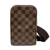 ルイ・ヴィトン LOUIS VUITTON ジェロニモス N51994 ブラウン ダミエ/レザー メンズ ボディバッグ