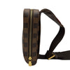 ルイ・ヴィトン LOUIS VUITTON ジェロニモス N51994 ブラウン ダミエ/レザー メンズ ボディバッグ