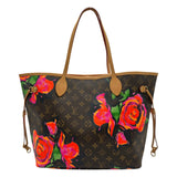 ルイ・ヴィトン LOUIS VUITTON ネヴァーフルMM M48613 ブラウン/ピンク モノグラムローズ/レザー レディース トートバッグ