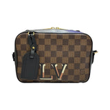 ルイ・ヴィトン LOUIS VUITTON サンタモニカ N40189 ブラウン/ブラック キャンバス/レザー レディース ショルダーバッグ