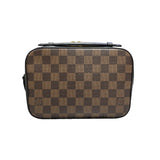 ルイ・ヴィトン LOUIS VUITTON サンタモニカ N40189 ブラウン/ブラック キャンバス/レザー レディース ショルダーバッグ
