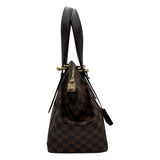 ルイ・ヴィトン LOUIS VUITTON ヴェローナMM N41118 ブラウン ダミエ/レザー レディース トートバッグ