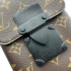 ルイ・ヴィトン LOUIS VUITTON Sロック ヴェルディカル・ウェアラブルウォレット M81522 ブラウン モノグラムマカサー メンズ ショルダーバッグ