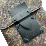 ルイ・ヴィトン LOUIS VUITTON Sロック ヴェルディカル・ウェアラブルウォレット M81522 ブラウン モノグラムマカサー メンズ ショルダーバッグ