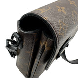 ルイ・ヴィトン LOUIS VUITTON Sロック ヴェルディカル・ウェアラブルウォレット M81522 ブラウン モノグラムマカサー メンズ ショルダーバッグ