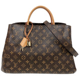 ルイ・ヴィトン LOUIS VUITTON モンテーニュGM M41067 ブラウン モノグラム レディース ショルダーバッグ