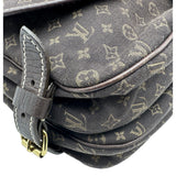 ルイ・ヴィトン LOUIS VUITTON ソミュール30 M95227 ブラウン キャンバス/レザー レディース ショルダーバッグ