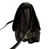 ルイ・ヴィトン LOUIS VUITTON ソミュール30 M95227 ブラウン キャンバス/レザー レディース ショルダーバッグ
