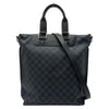 ルイ・ヴィトン LOUIS VUITTON カバ・ジュール N42223 コバルト/ブラック ダミエコバルト/レザー メンズ トートバッグ