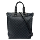 ルイ・ヴィトン LOUIS VUITTON カバ・ジュール N42223 コバルト/ブラック ダミエコバルト/レザー メンズ トートバッグ