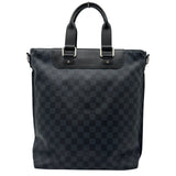 ルイ・ヴィトン LOUIS VUITTON カバ・ジュール N42223 コバルト/ブラック ダミエコバルト/レザー メンズ トートバッグ