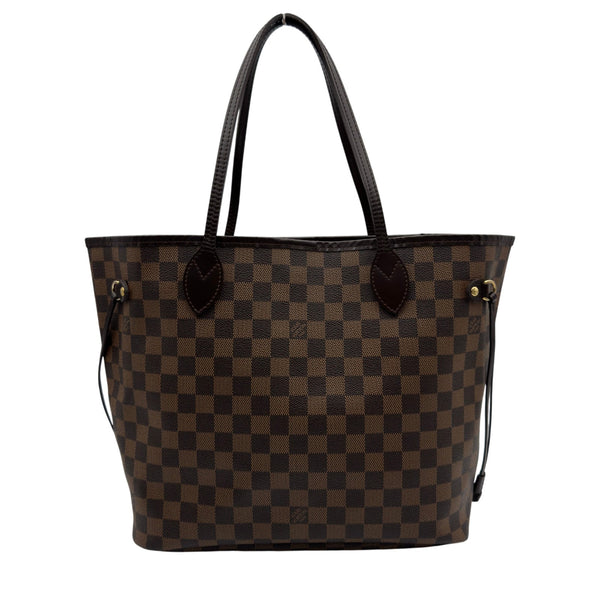 Louis Vuitton ダミエトートバッグ ブラック ルイ・ヴィトン LOUIS VUITTON ネヴァーフルMM N51105 ブラウン ダミエ