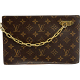 ルイ・ヴィトン LOUIS VUITTON チェーン・クラッチ M55646 モノグラム メンズ セカンドバッグ