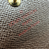ルイ・ヴィトン LOUIS VUITTON ミュルティクレ4 N62631 ブラウン ダミエ/レザー レディース キーケース