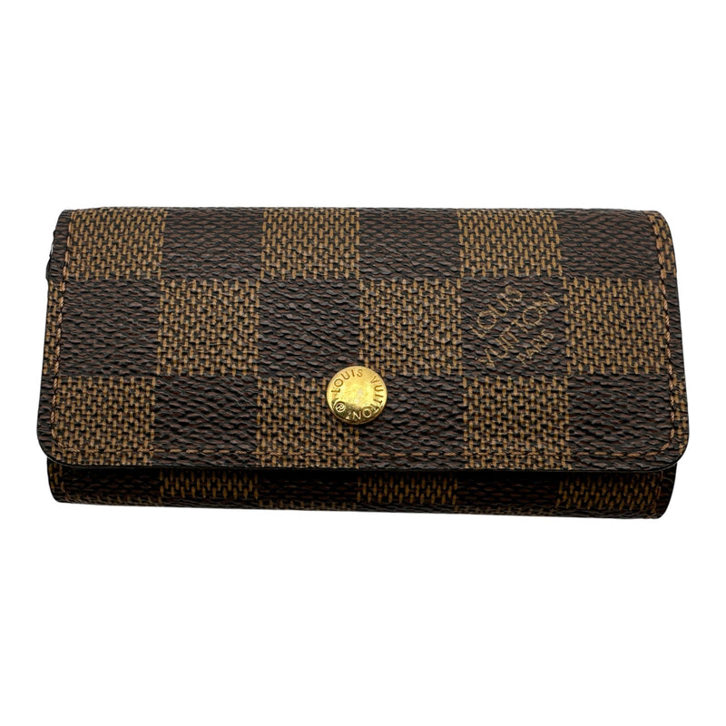 ✨極美品✨ルイヴィトン　ダミエエベヌ ミュルティクレ4 キーケース　ブラウン ルイ・ヴィトン LOUIS VUITTON ミュルティクレ4 N62631 ブラウン