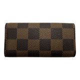 ルイ・ヴィトン LOUIS VUITTON ミュルティクレ4 N62631 ブラウン ダミエ/レザー レディース キーケース