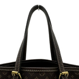 ルイ・ヴィトン LOUIS VUITTON バケットPM M95226 ブラウン キャンバス/レザー レディース トートバッグ