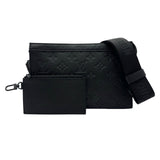 ルイ・ヴィトン LOUIS VUITTON ガストン・ウェアラブル ウォレット M81115 ブラック モノグラム・シャドウ メンズ ショルダーバッグ