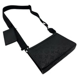 ルイ・ヴィトン LOUIS VUITTON ガストン・ウェアラブル ウォレット M81115 ブラック モノグラム・シャドウ メンズ ショルダーバッグ