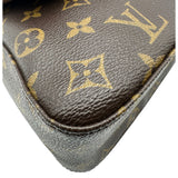 ルイ・ヴィトン LOUIS VUITTON ミニ・ルーピング M51147 ブラウン モノグラム/レザー レディース ハンドバッグ