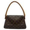 ルイ・ヴィトン LOUIS VUITTON ミニ・ルーピング M51147 ブラウン モノグラム/レザー レディース ハンドバッグ