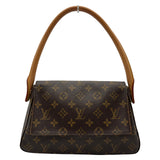 ルイ・ヴィトン LOUIS VUITTON ミニ・ルーピング M51147 ブラウン モノグラム/レザー レディース ハンドバッグ